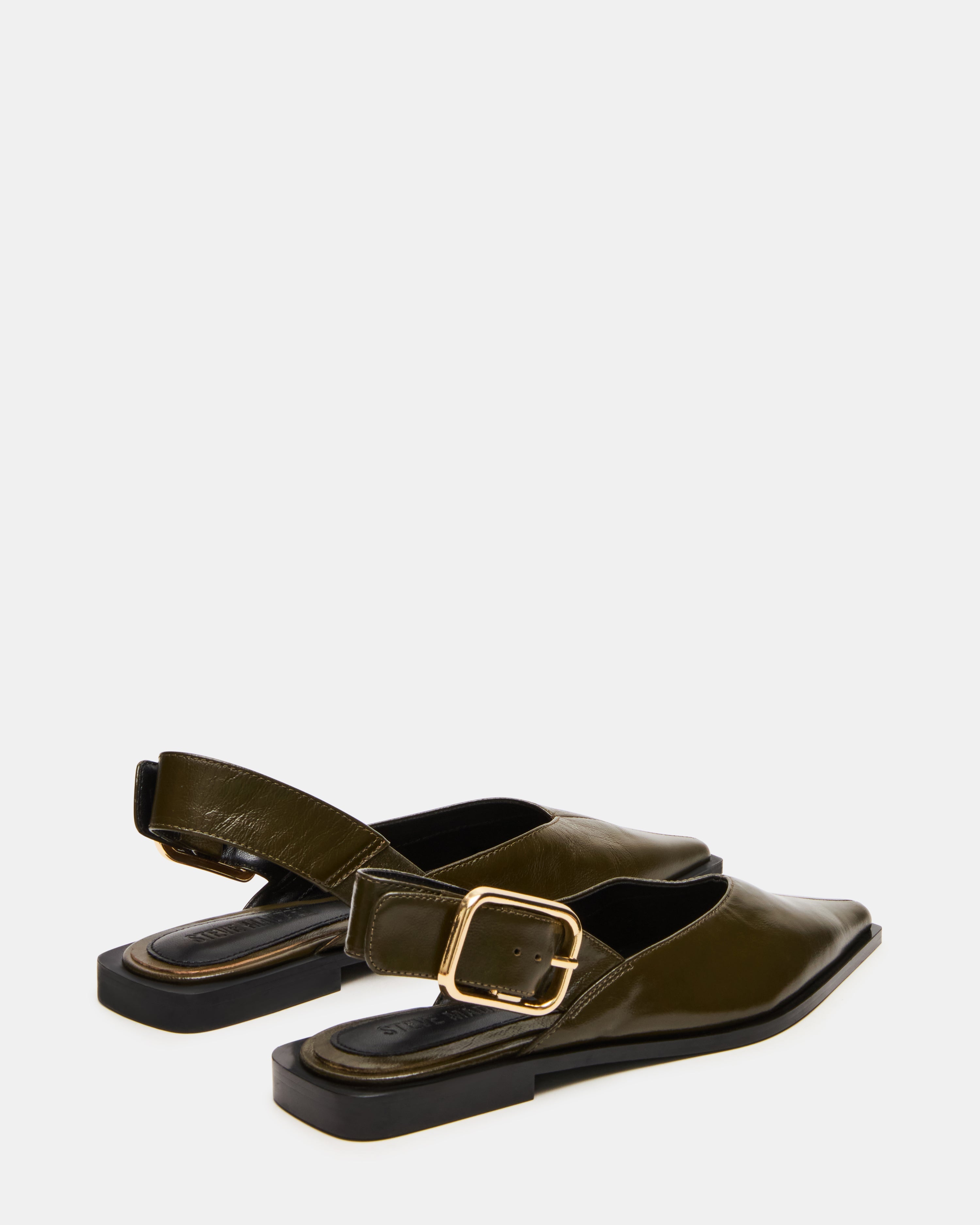 SHAY OLIVE LEATHER - Women's Shoes - Steve Madden Canada