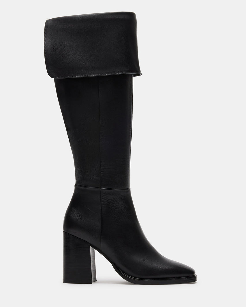 SIERRA BLACK LEATHER - Women's Shoes - Steve Madden Canada