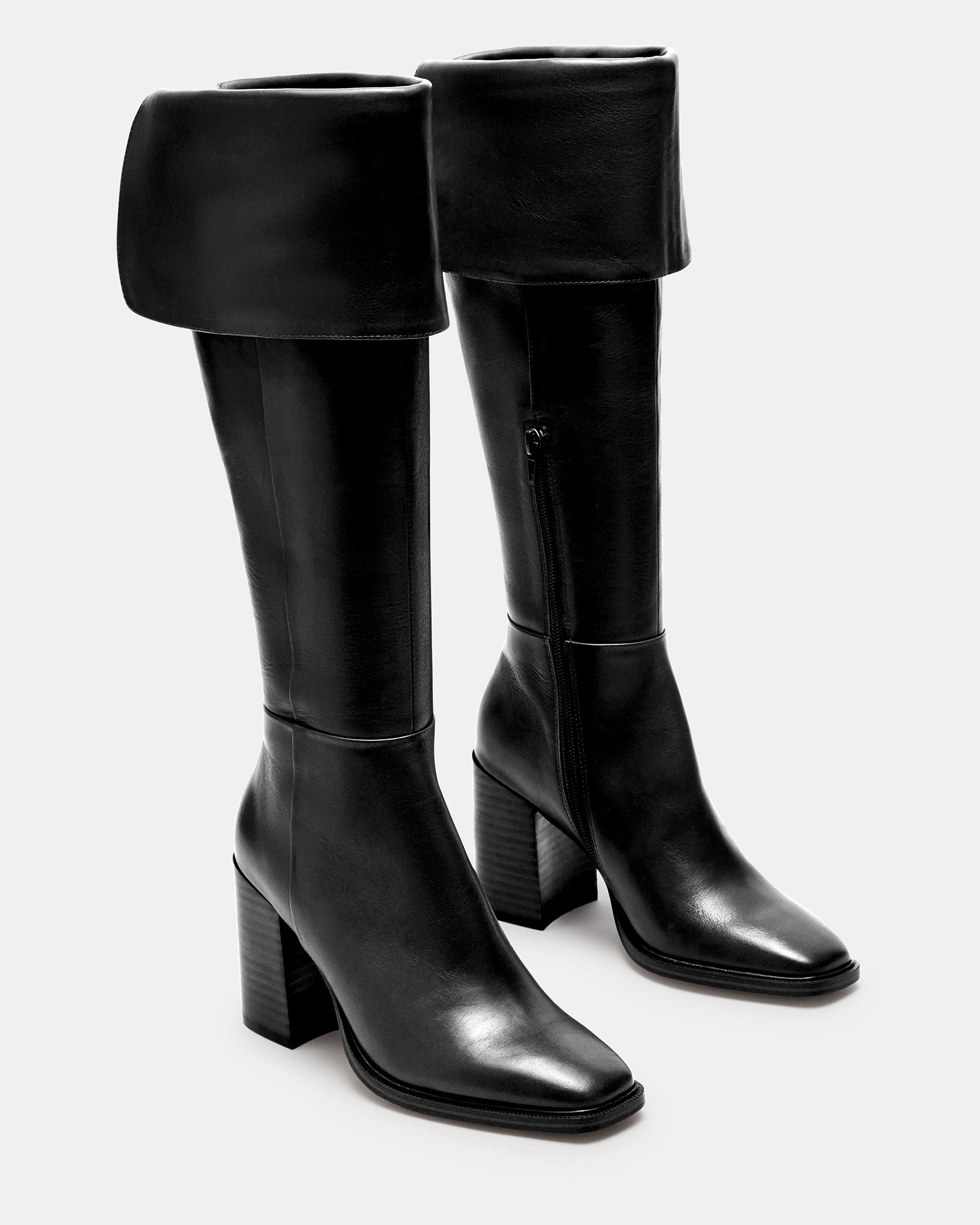 SIERRA BLACK LEATHER - Women's Shoes - Steve Madden Canada