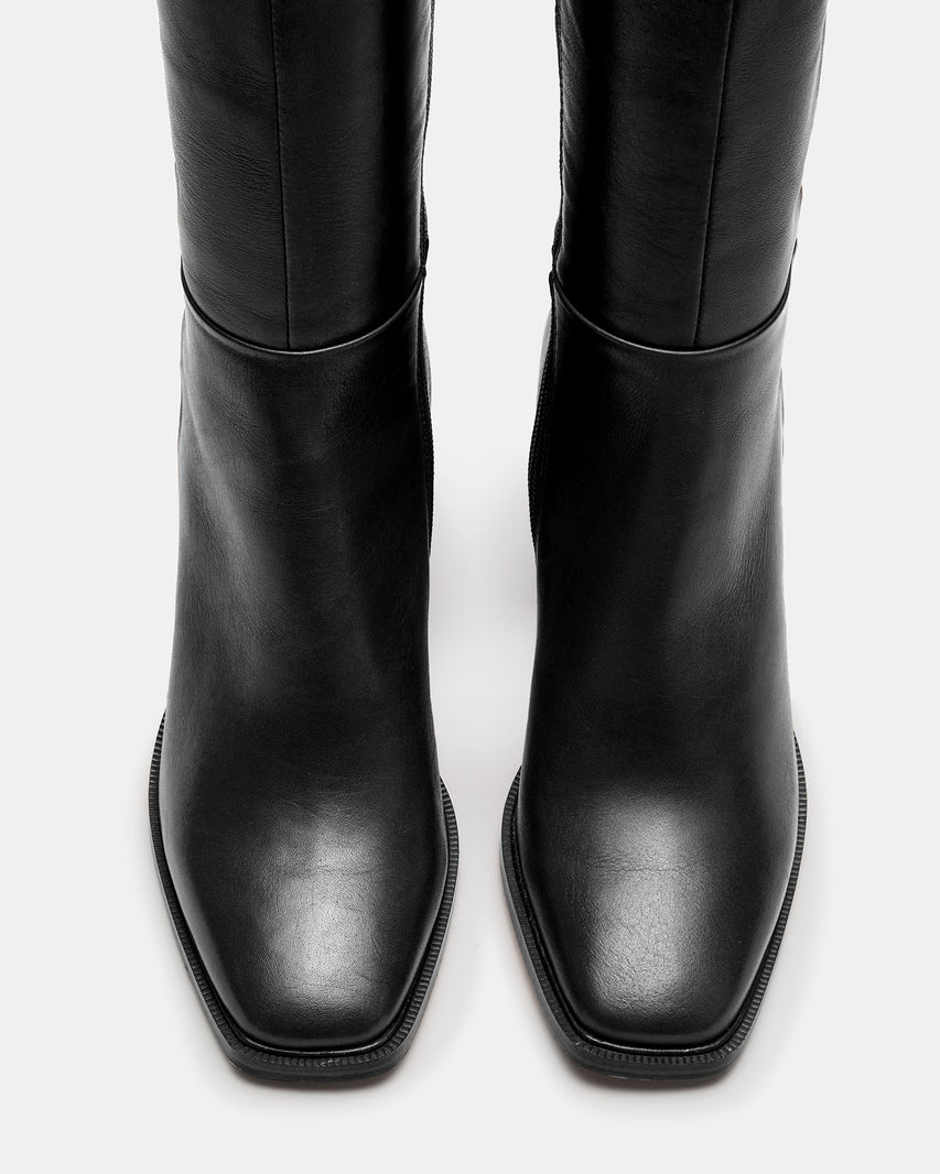 SIERRA BLACK LEATHER - Women's Shoes - Steve Madden Canada