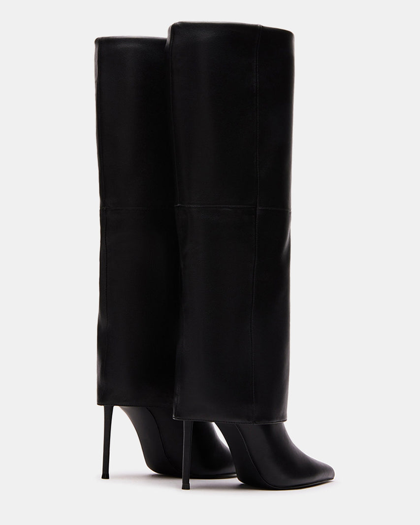SMITH BLACK LEATHER - Women's Shoes - Steve Madden Canada