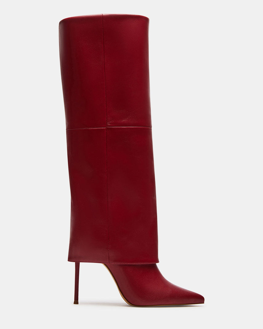 SMITH RED LEATHER - Women's Shoes - Steve Madden Canada