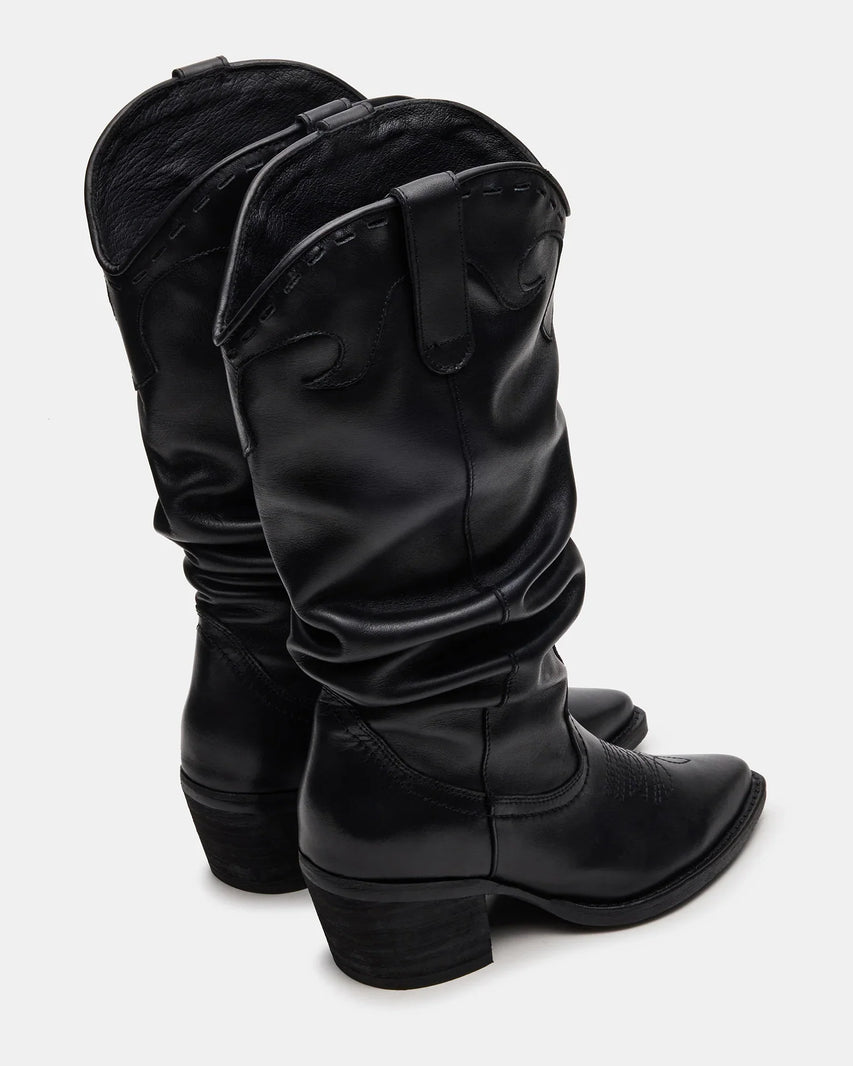 STAGE BLACK LEATHER - Women's Shoes - Steve Madden Canada