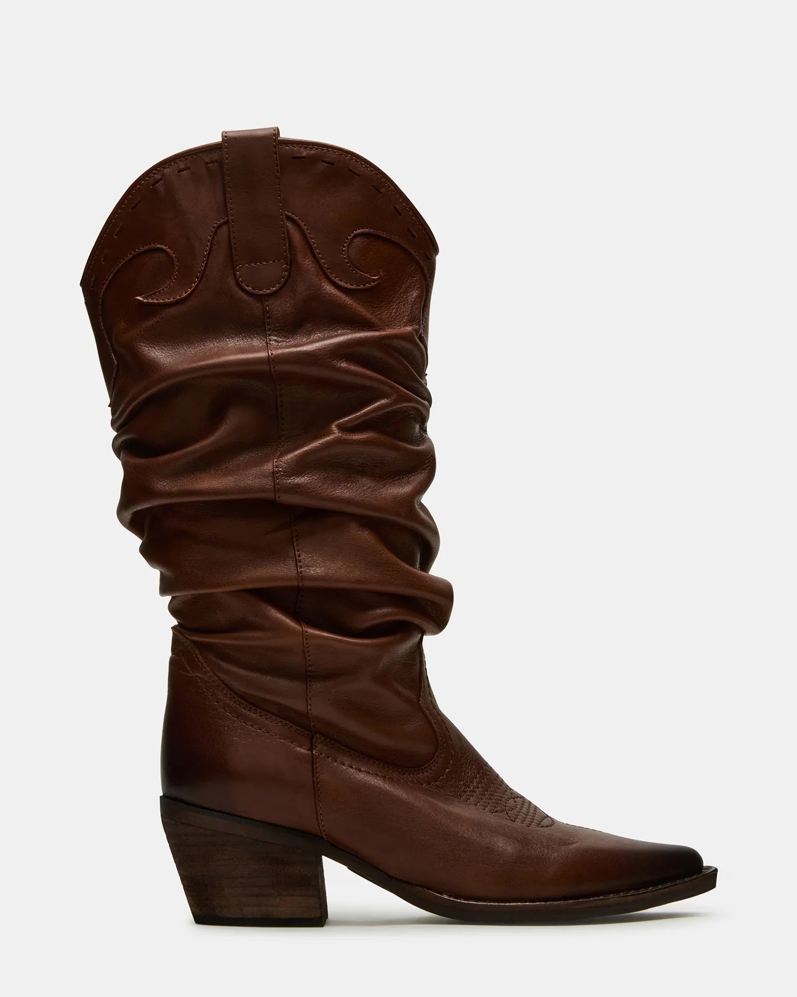 STAGE BROWN LEATHER - Women's Shoes - Steve Madden Canada