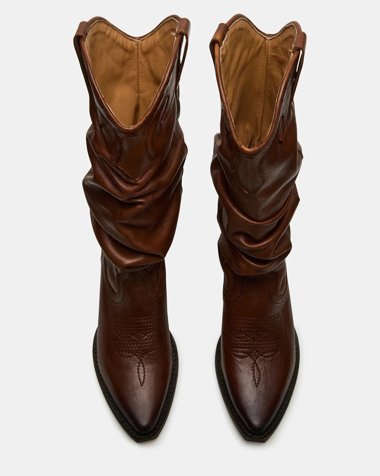 STAGE BROWN LEATHER - Women's Shoes - Steve Madden Canada