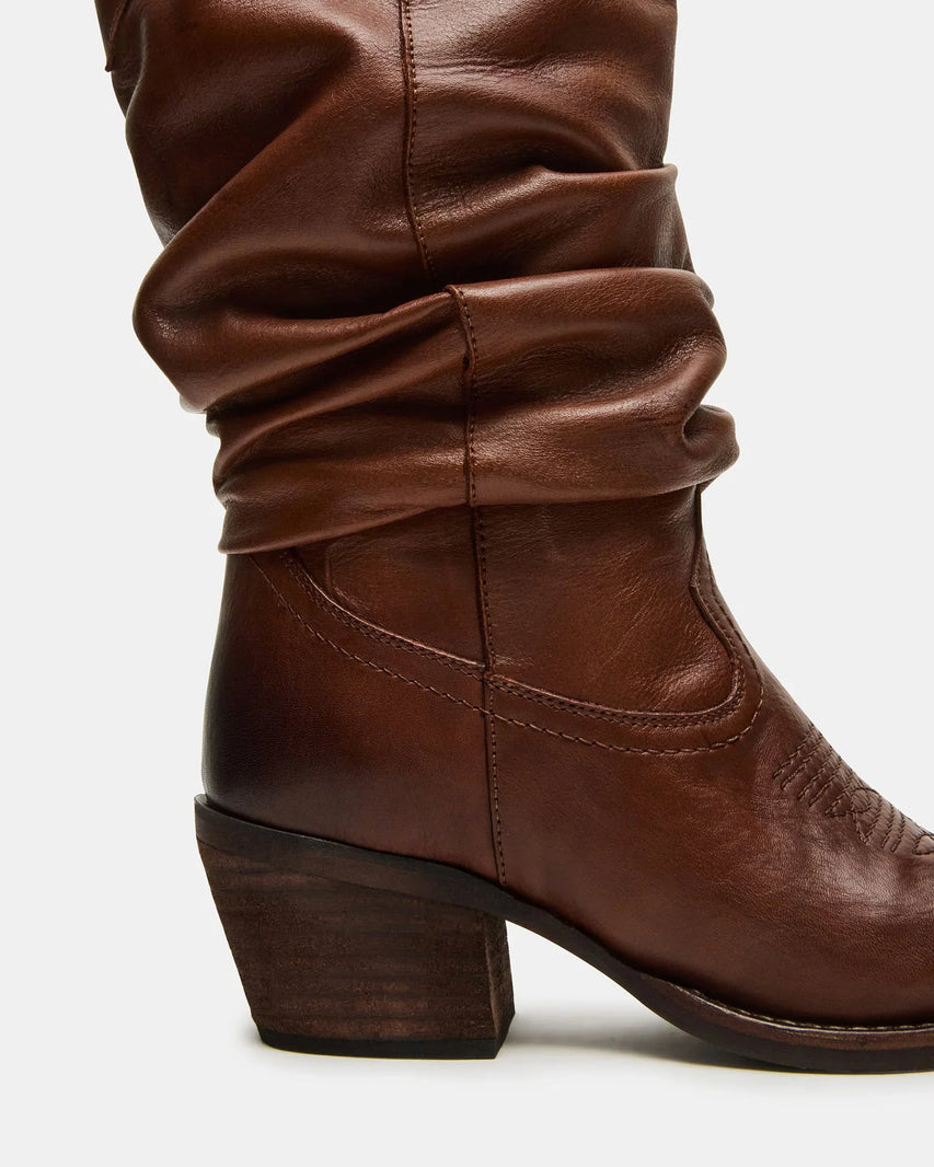 STAGE BROWN LEATHER - Women's Shoes - Steve Madden Canada