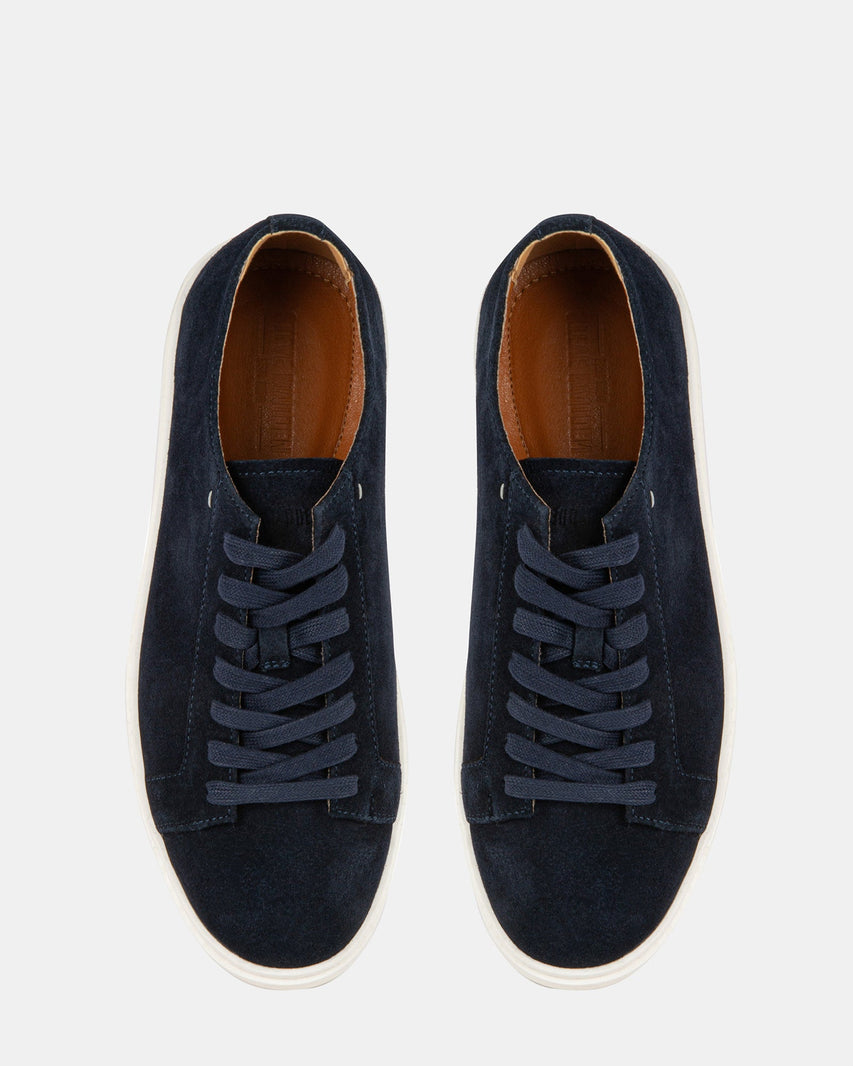STANDARD NAVY SUEDE - Men's Shoes - Steve Madden Canada