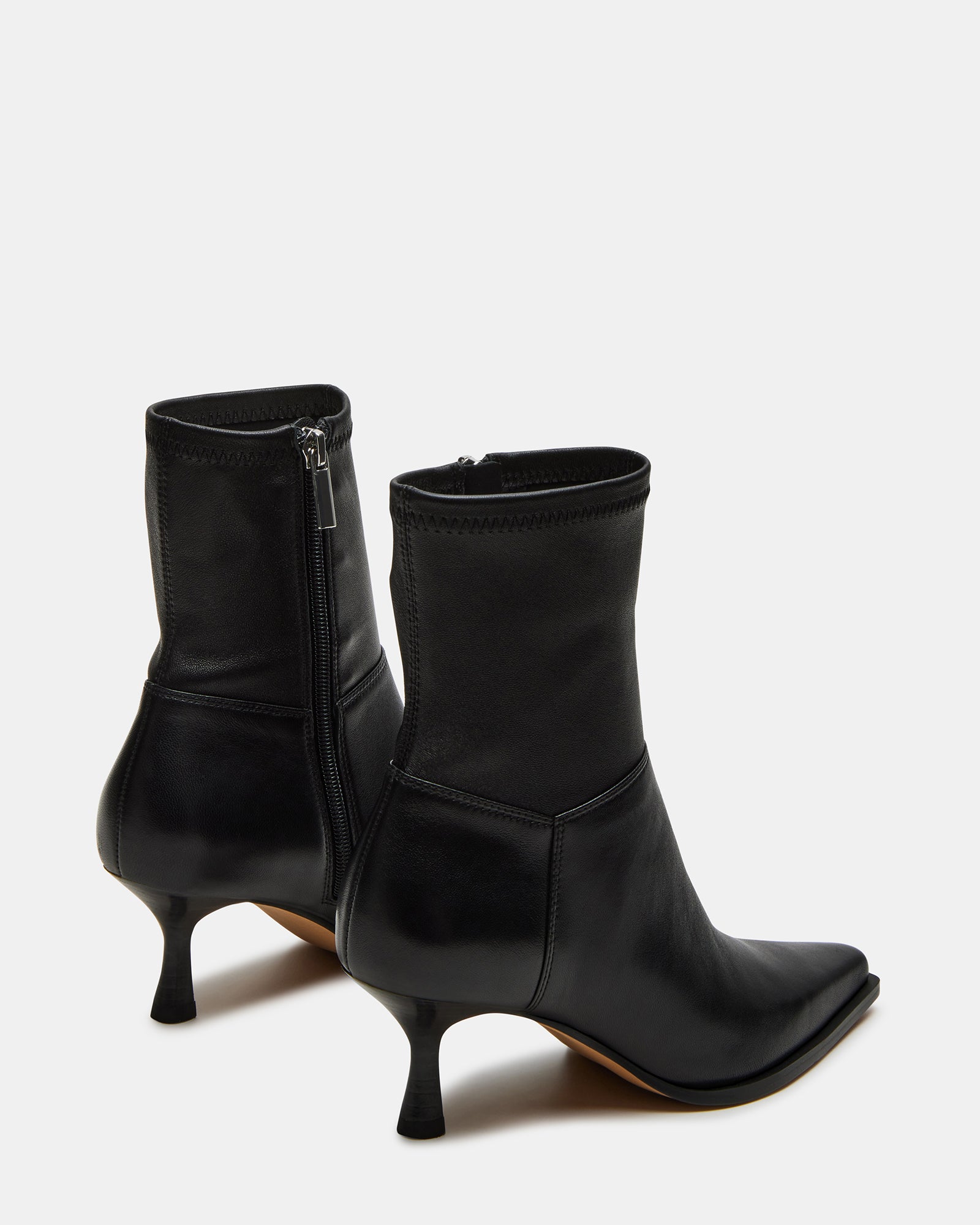 STASIA BLACK LEATHER - Women's Shoes - Steve Madden Canada