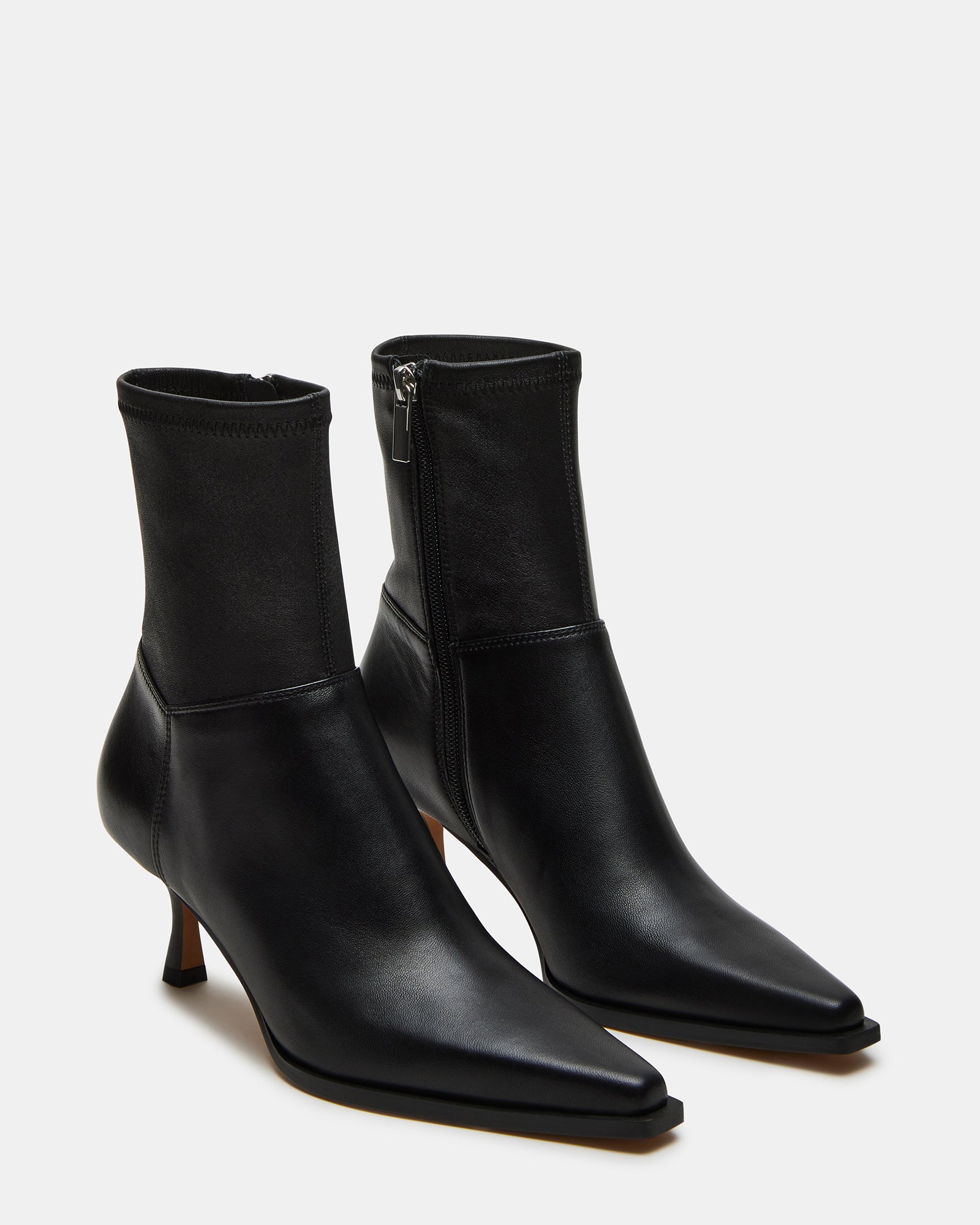 STASIA BLACK LEATHER - Women's Shoes - Steve Madden Canada