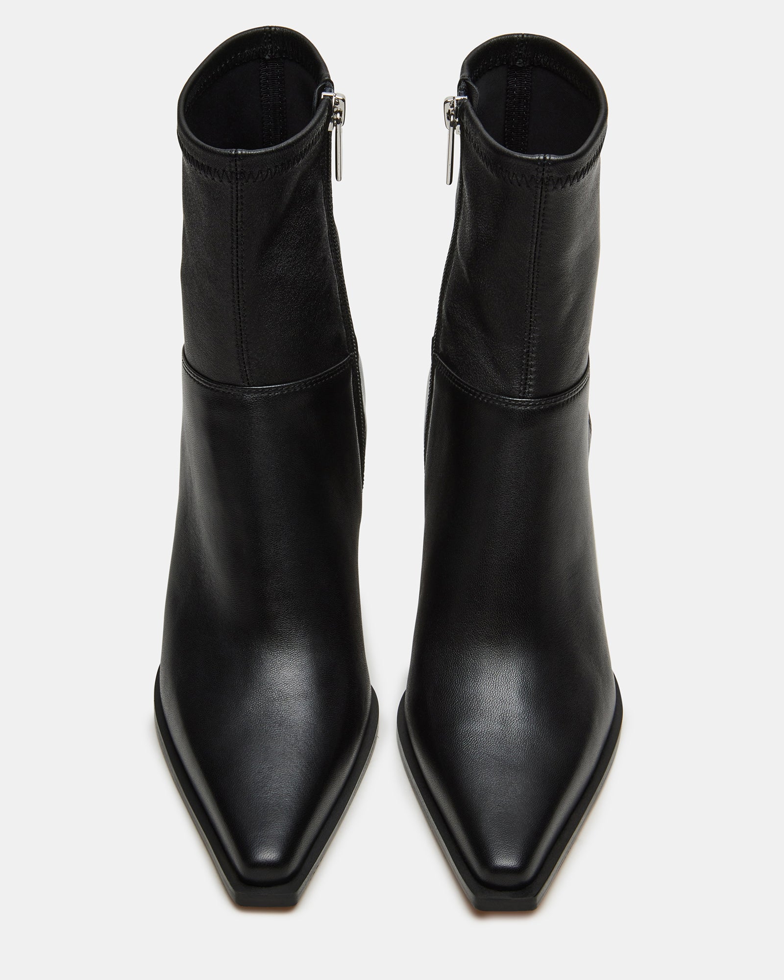 STASIA BLACK LEATHER - Women's Shoes - Steve Madden Canada