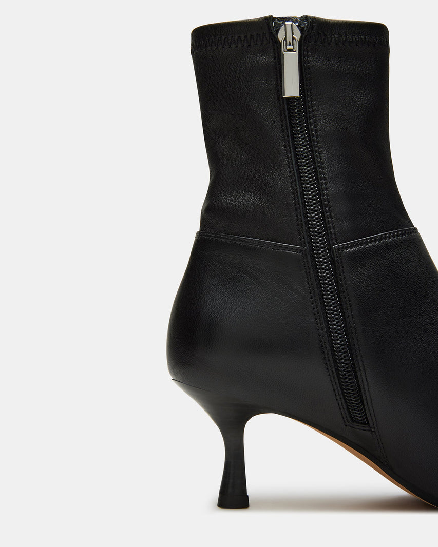 STASIA BLACK LEATHER - Women's Shoes - Steve Madden Canada
