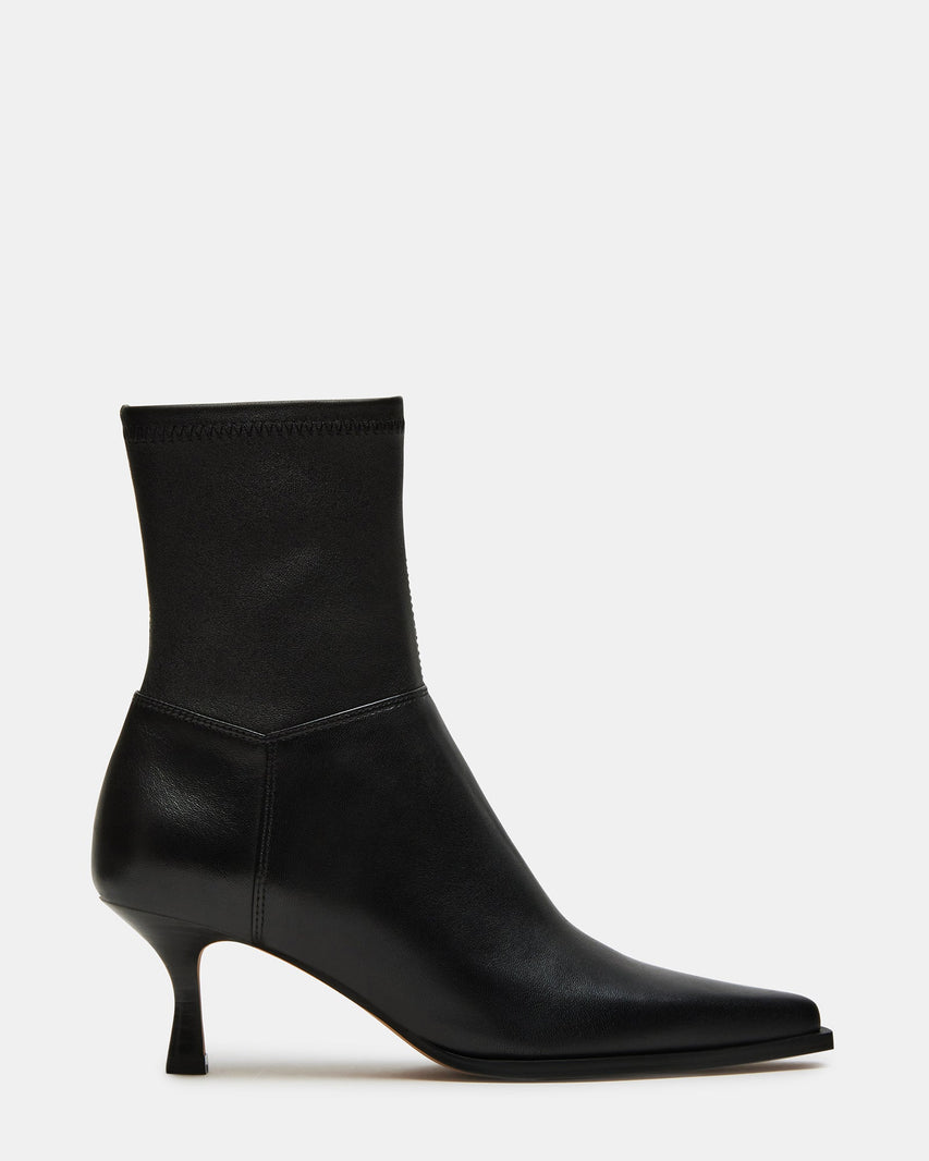 STASIA BLACK LEATHER - Women's Shoes - Steve Madden Canada