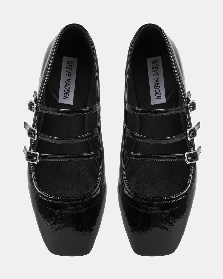 STOIC BLACK PATENT - Women's Shoes - Steve Madden Canada