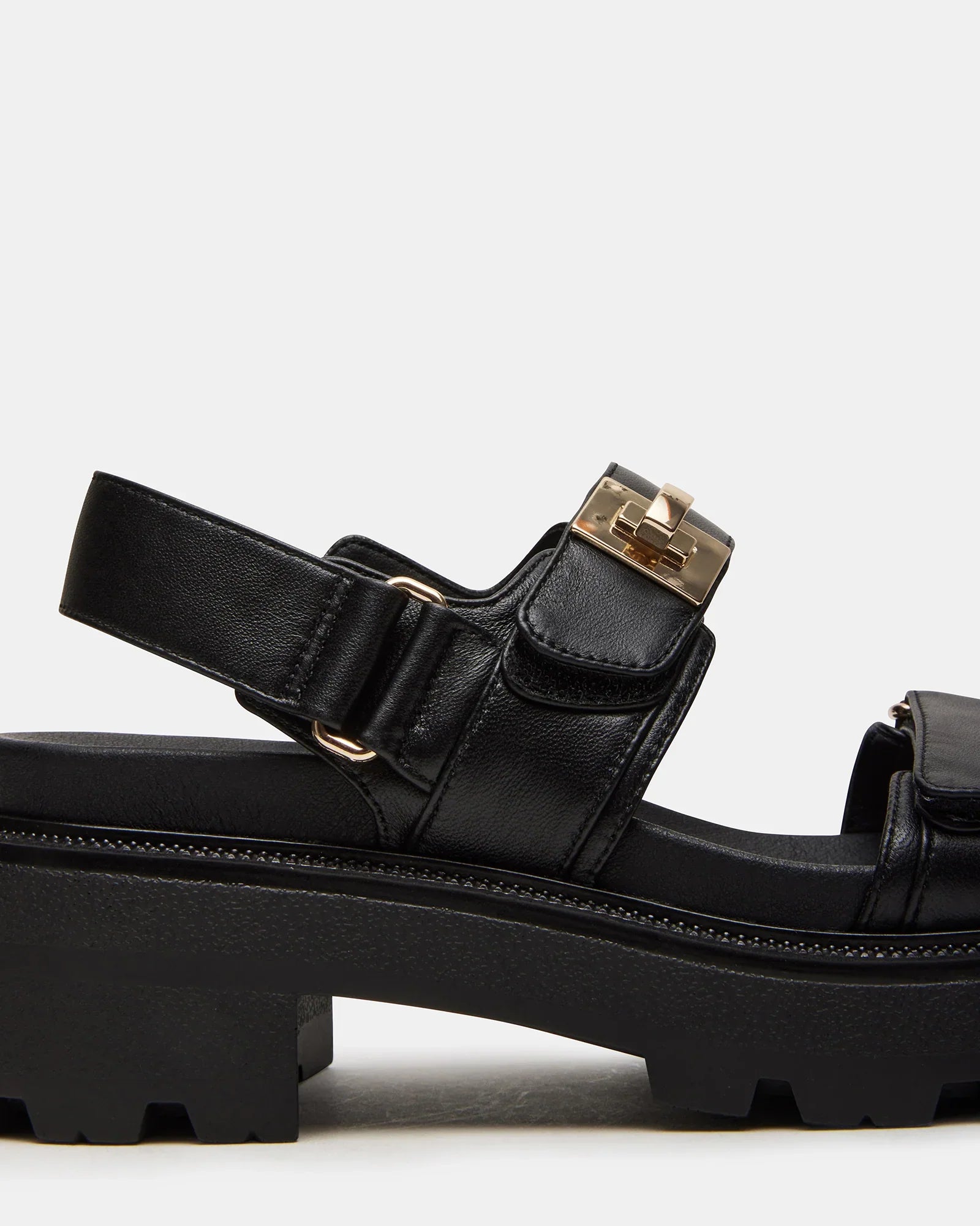 SUPERMONA BLACK LEATHER - Women's Shoes - Steve Madden Canada