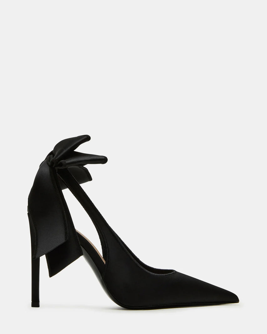 TEACUP BLACK SATIN - Women's Shoes - Steve Madden Canada