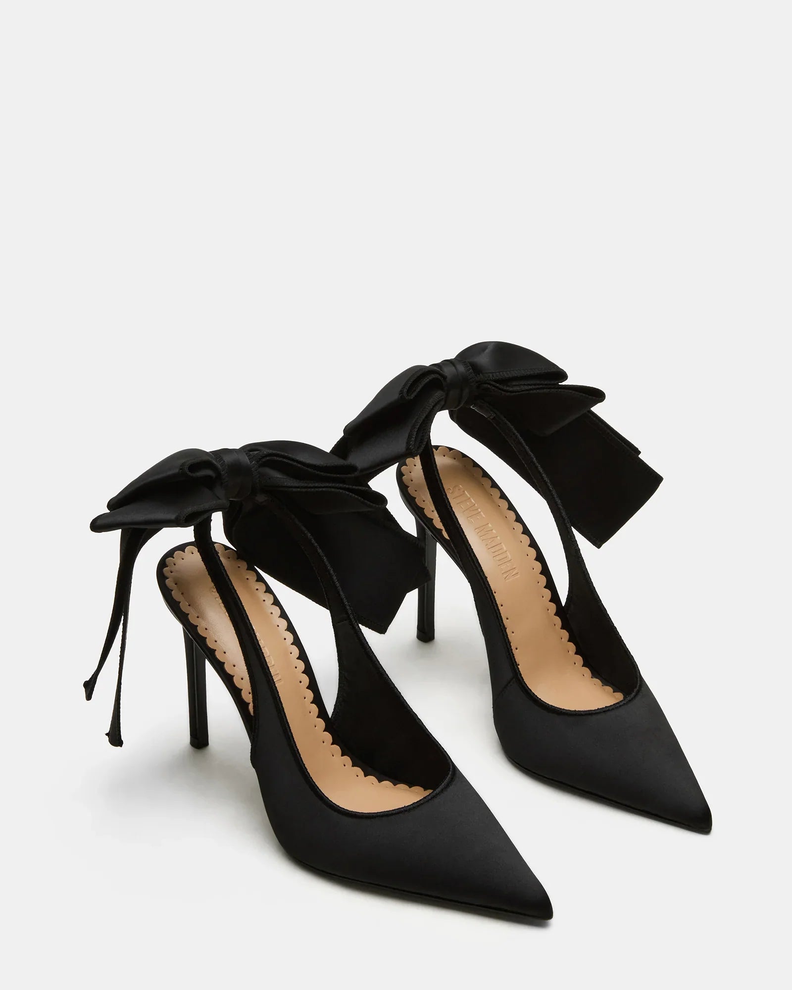 TEACUP BLACK SATIN - Women's Shoes - Steve Madden Canada