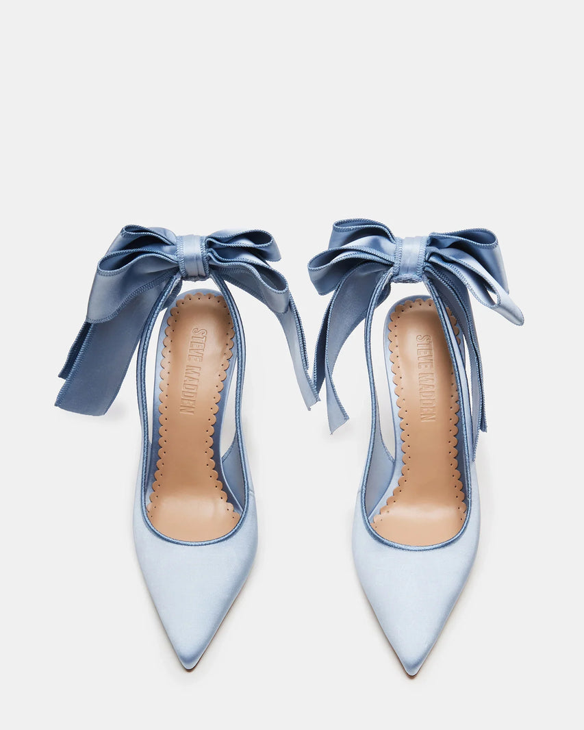 TEACUP BLUE SATIN - Women's Shoes - Steve Madden Canada