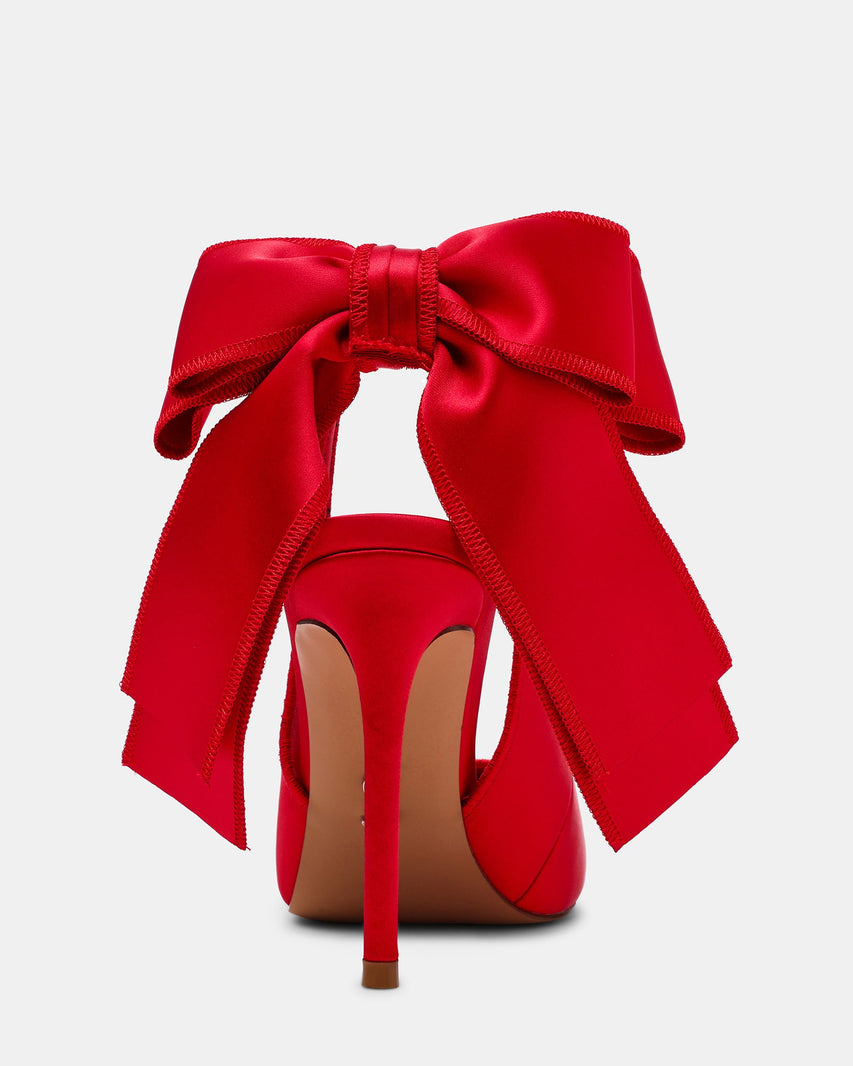 TEACUP RED SATIN - Women's Shoes - Steve Madden Canada