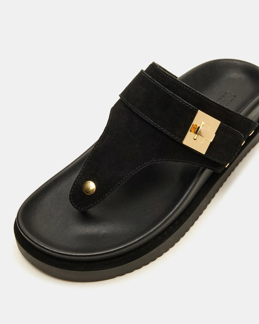 THONA BLACK SUEDE - Women's Shoes - Steve Madden Canada