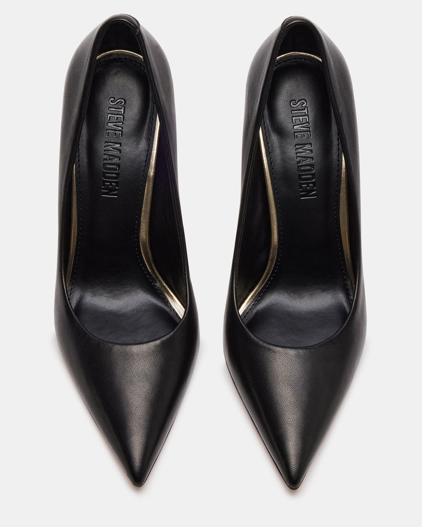 THRIVE BLACK LEATHER - Women's Shoes - Steve Madden Canada