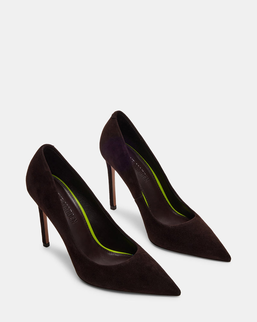 THRIVE BROWN SUEDE - Women's Shoes - Steve Madden Canada