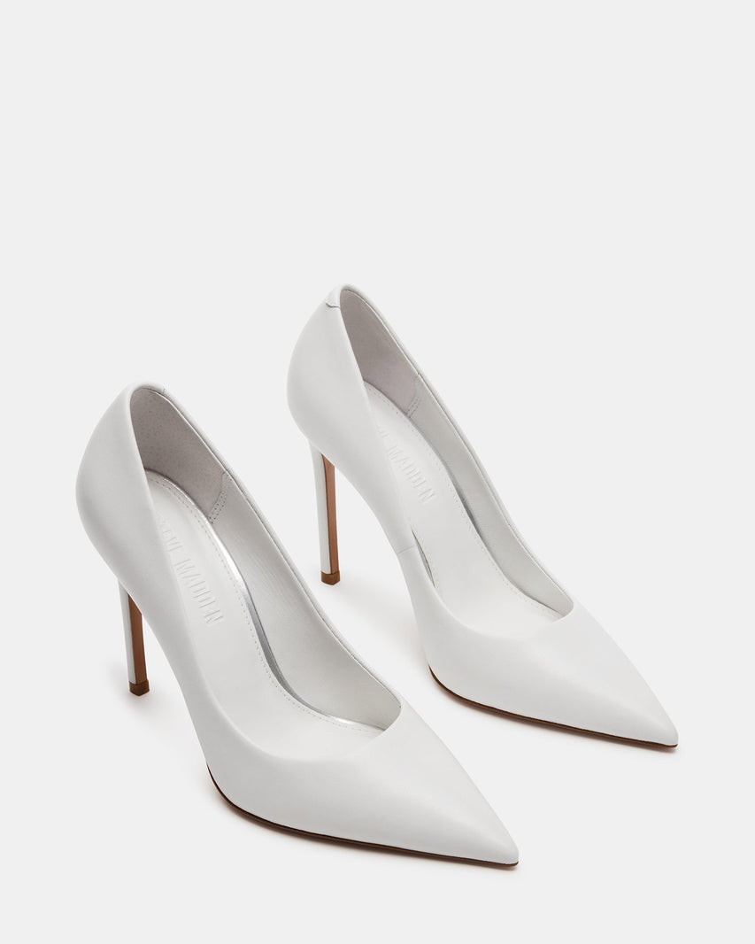 THRIVE WHITE LEATHER - Women's Shoes - Steve Madden Canada