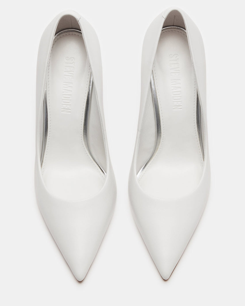 THRIVE WHITE LEATHER - Women's Shoes - Steve Madden Canada