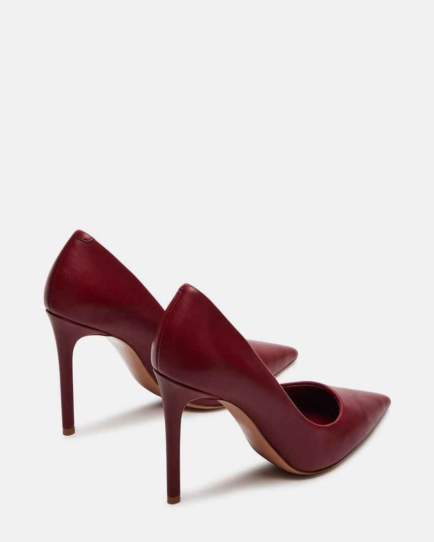 THRIVE BURGUNDY LEATHER - Women's Shoes - Steve Madden Canada