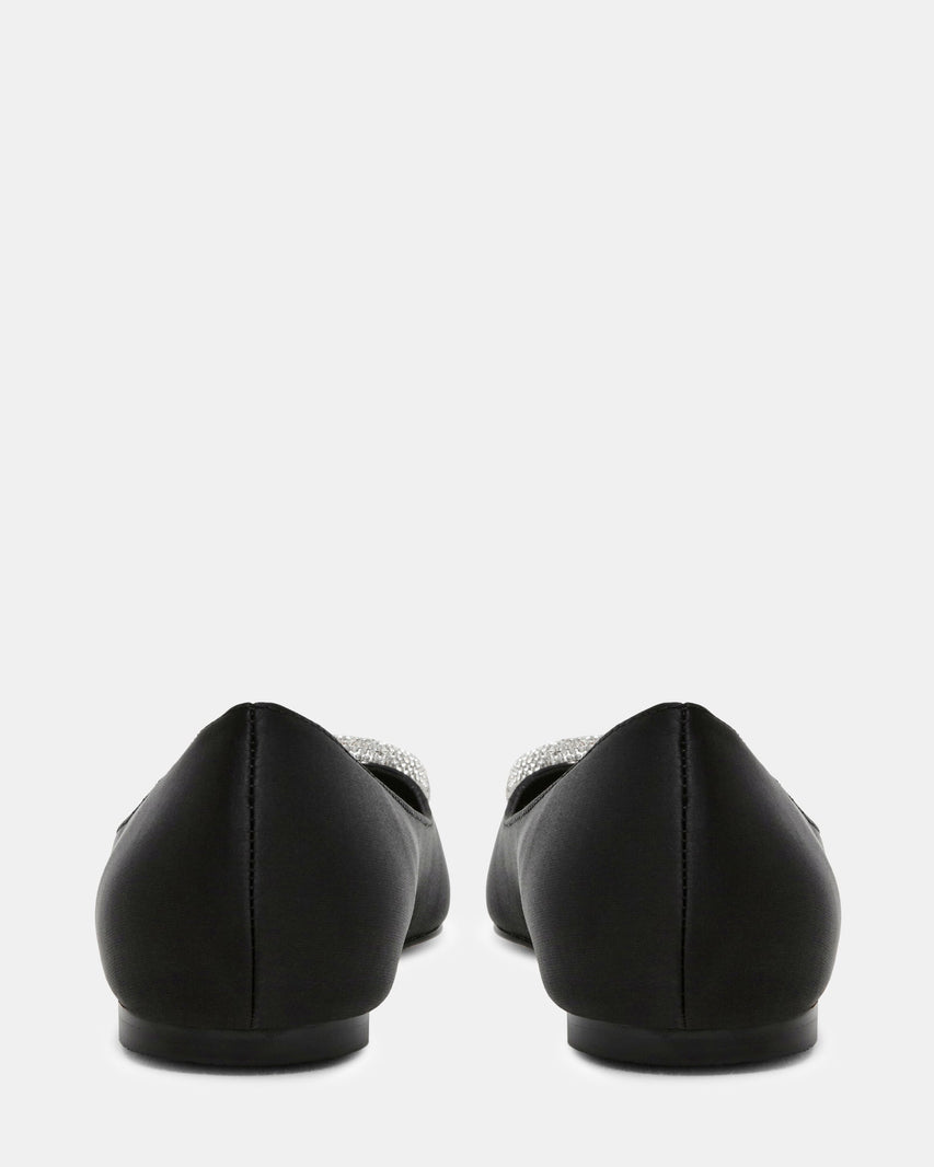 TINK BLACK SATIN - Women's Shoes - Steve Madden Canada