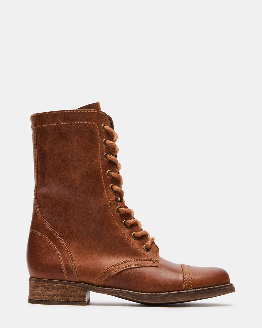 TROOPA3.0 BROWN LEATHER - Women's Shoes - Steve Madden Canada
