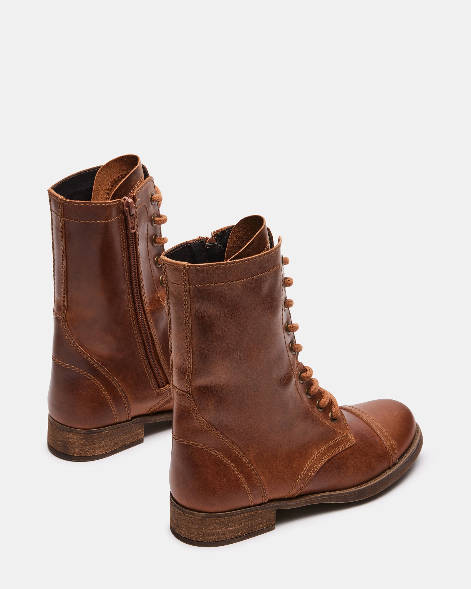 TROOPA3.0 BROWN LEATHER - Women's Shoes - Steve Madden Canada