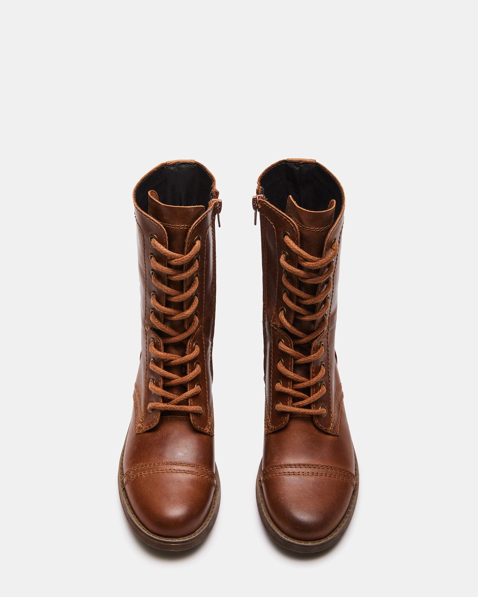 TROOPA3.0 BROWN LEATHER - Women's Shoes - Steve Madden Canada
