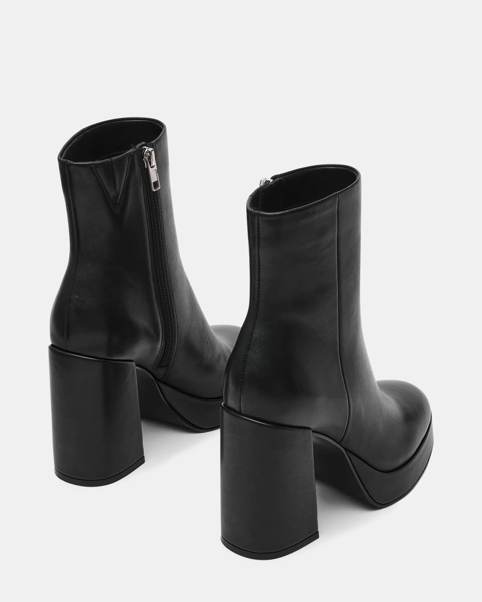 TYRA BLACK LEATHER - Women's Shoes - Steve Madden Canada