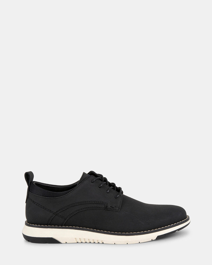 VANCITY BLACK NUBUCK - Men's Shoes - Steve Madden Canada