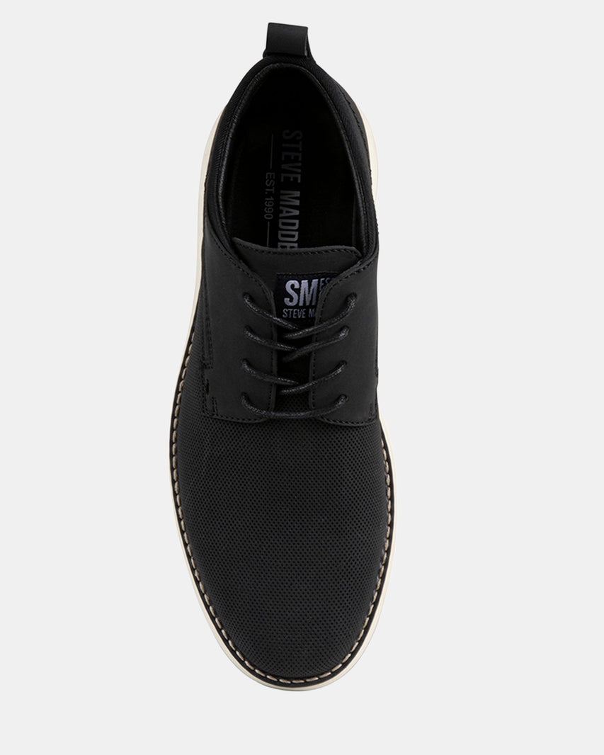VANCITY BLACK NUBUCK - Men's Shoes - Steve Madden Canada