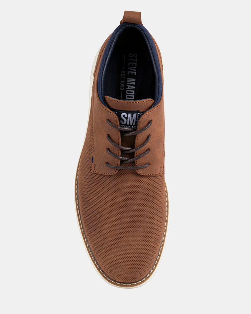 VANCITY BROWN NUBUCK - Men's Shoes - Steve Madden Canada