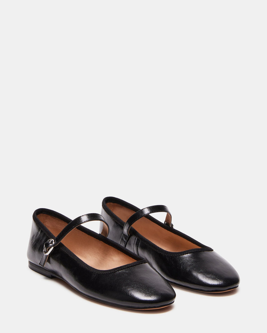 VINETTA BLACK LEATHER - Women's Shoes - Steve Madden Canada