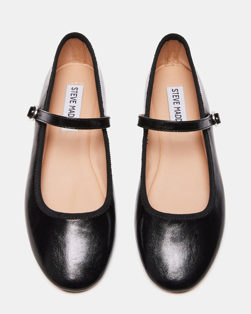 VINETTA BLACK LEATHER - Women's Shoes - Steve Madden Canada