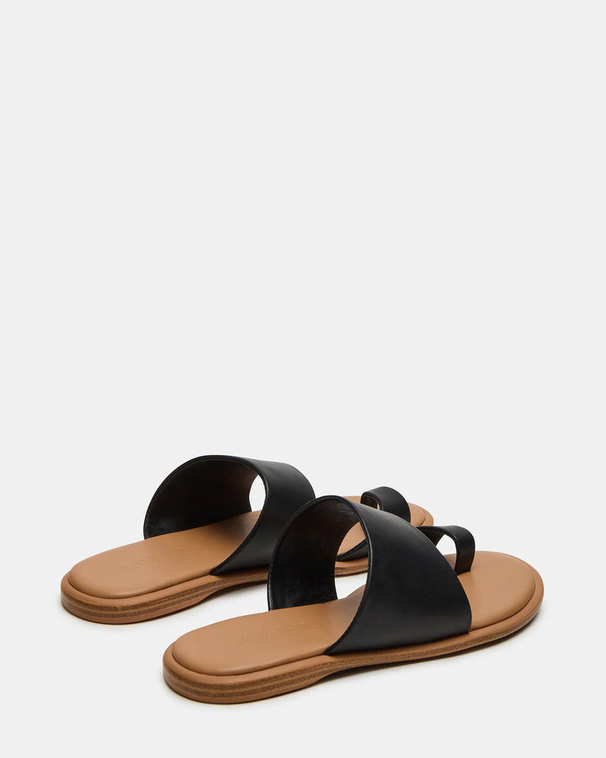 ZANII BLACK LEATHER - Women's Shoes - Steve Madden Canada
