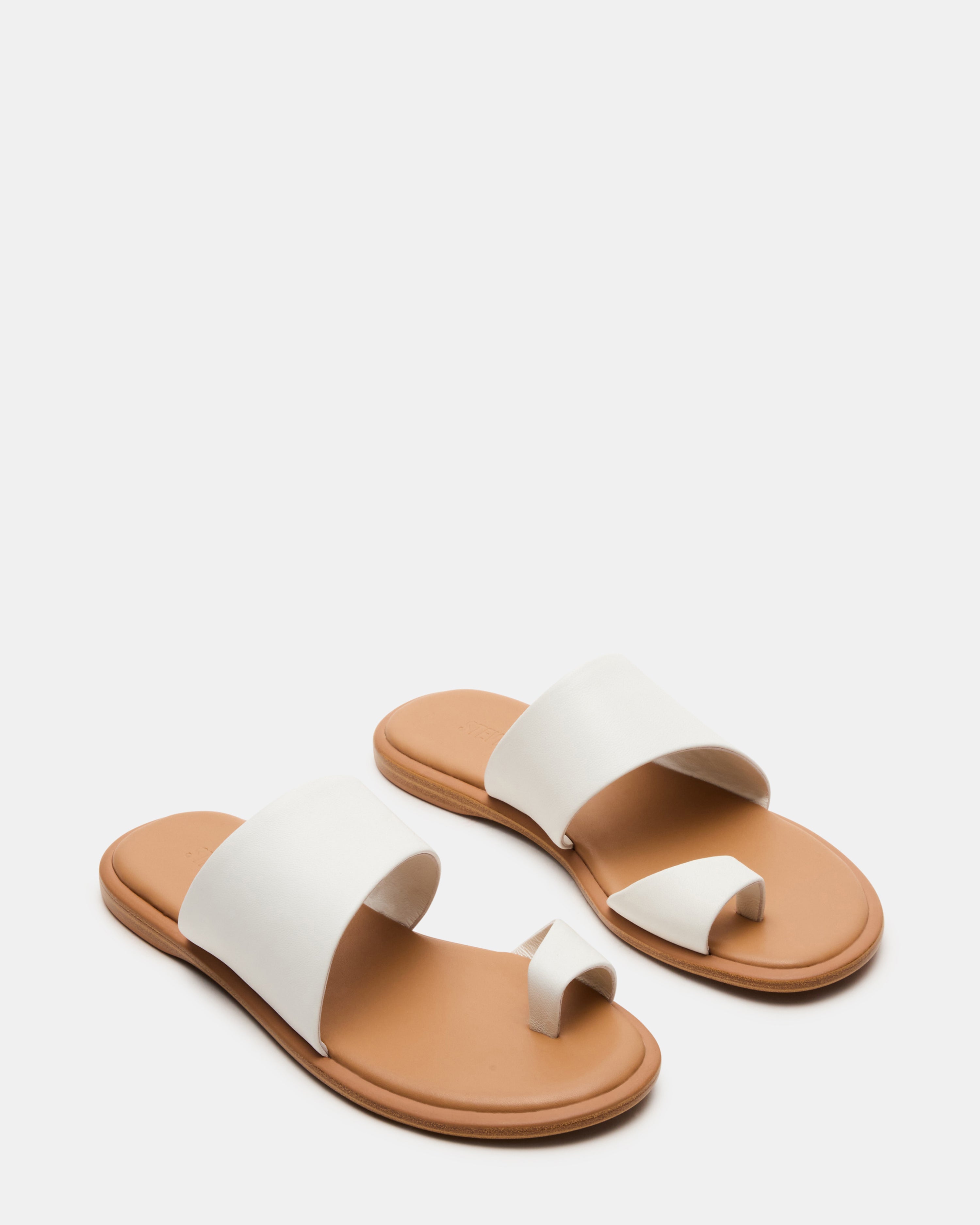 ZANII WHITE LEATHER - Women's Shoes - Steve Madden Canada