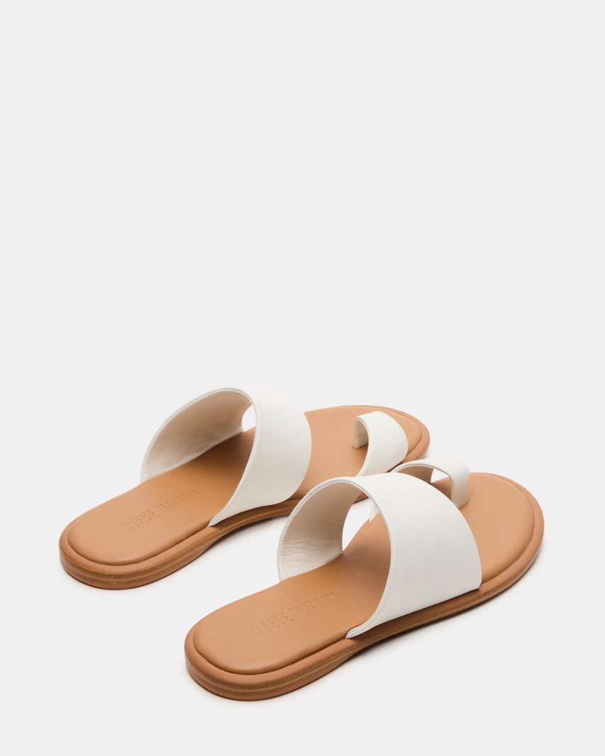 ZANII WHITE LEATHER - Women's Shoes - Steve Madden Canada