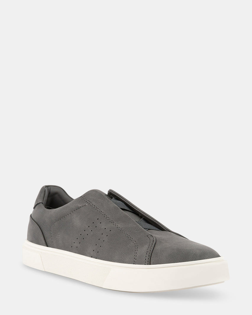 ZIGGYY GREY NUBUCK - Men's Shoes - Steve Madden Canada