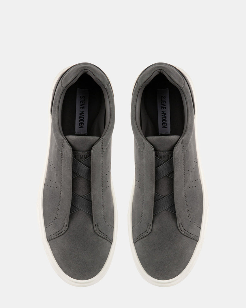ZIGGYY GREY NUBUCK - Men's Shoes - Steve Madden Canada
