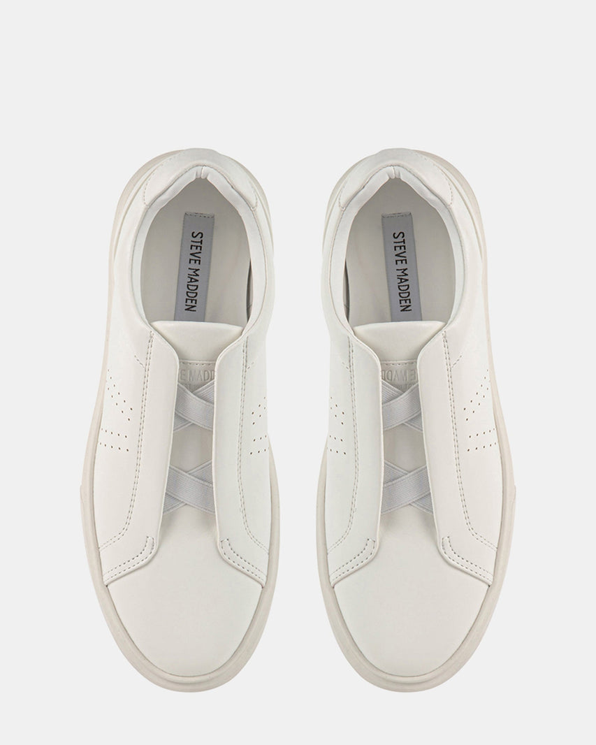 ZIGGYY WHITE - Men's Shoes - Steve Madden Canada