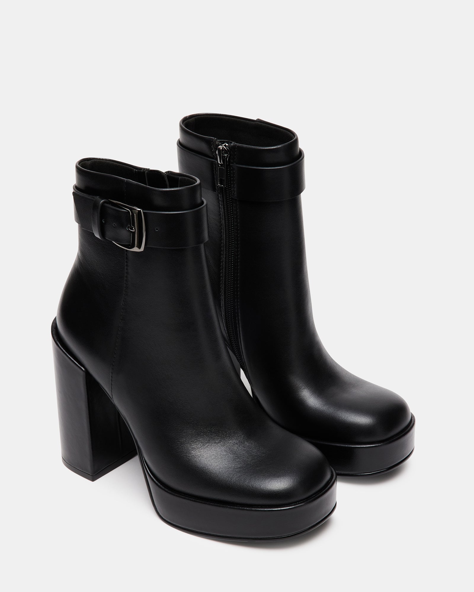 ZIVA BLACK LEATHER - Women's Shoes - Steve Madden Canada