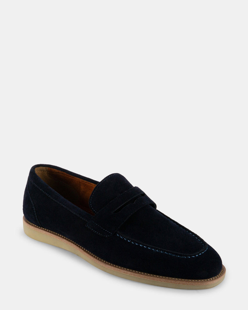DASENO NAVY SUEDE - Men's Shoes - Steve Madden Canada