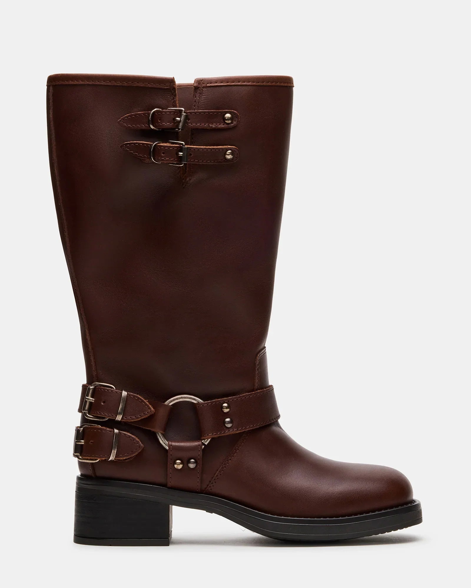 ASTOR-W WIDE CALF BROWN LEATHER - Women's Shoes - Steve Madden Canada