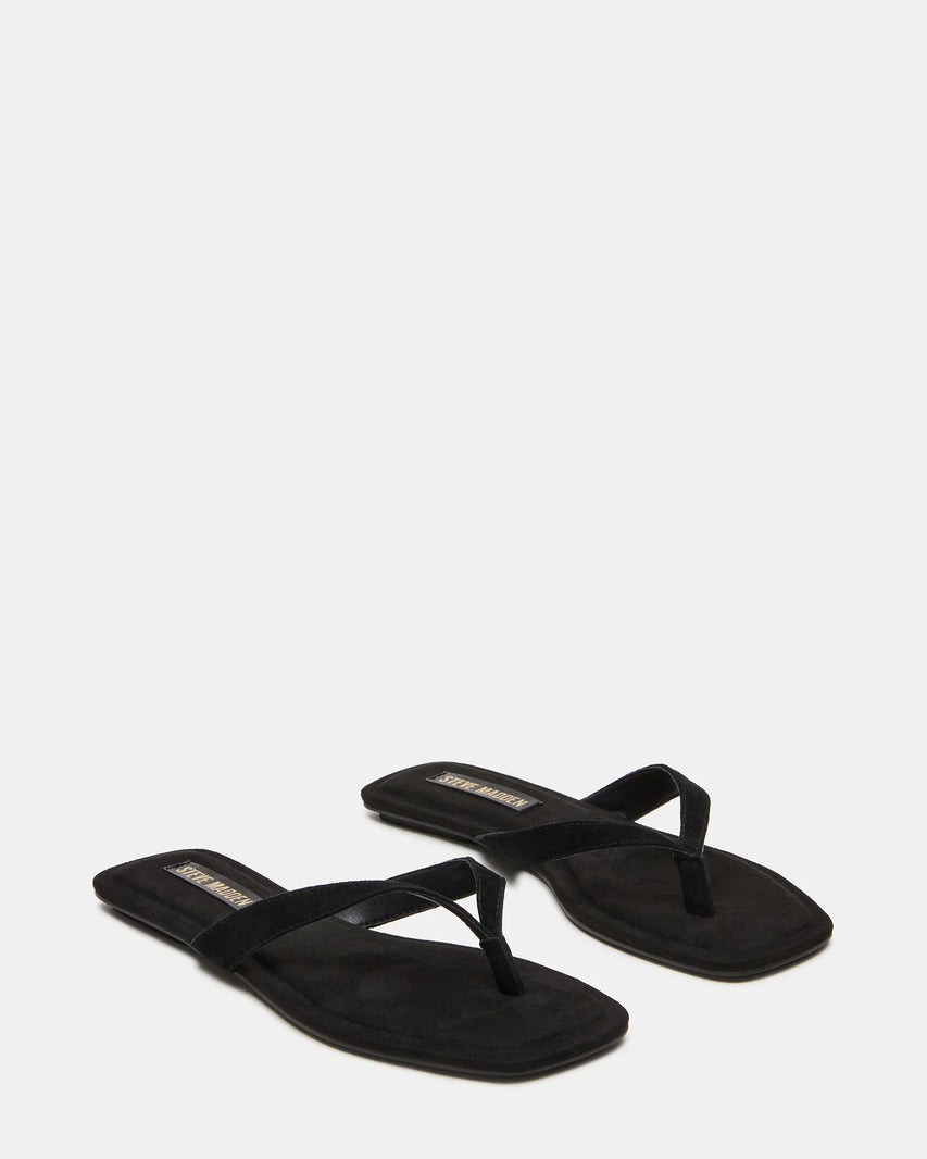 TRELLA BLACK SUEDE - Women's Shoes - Steve Madden Canada