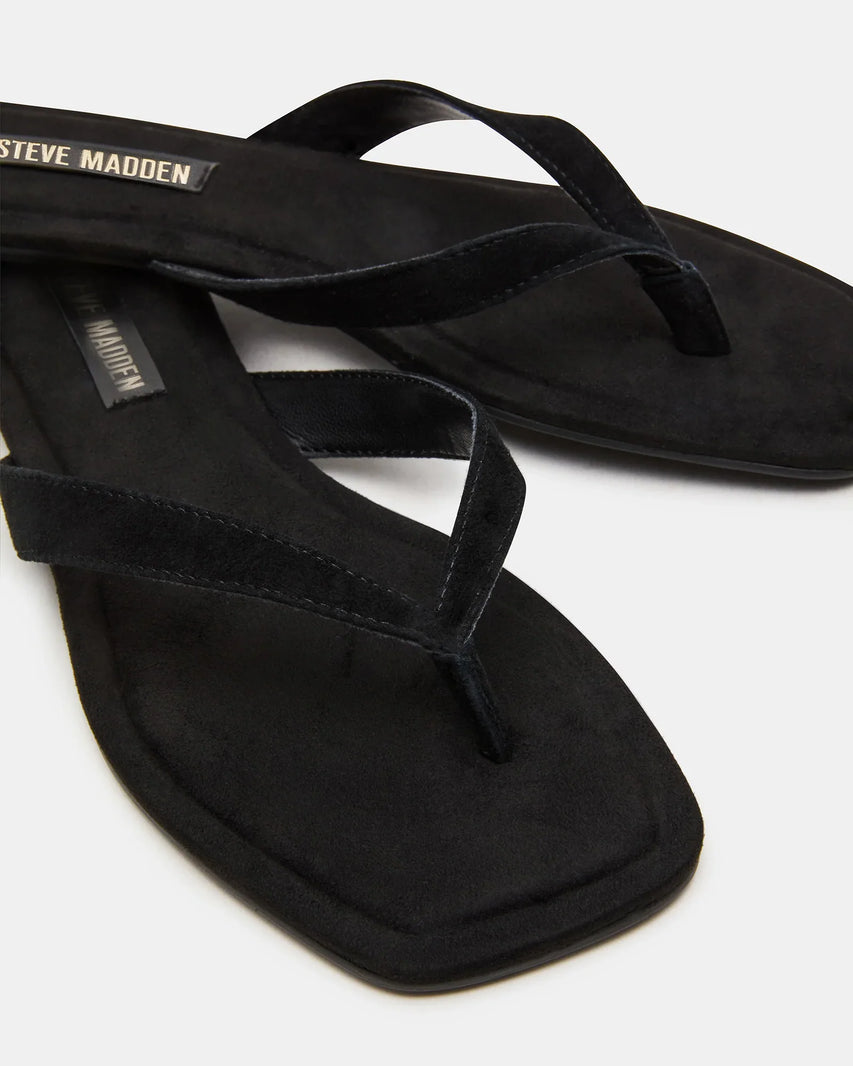 TRELLA BLACK SUEDE - Women's Shoes - Steve Madden Canada