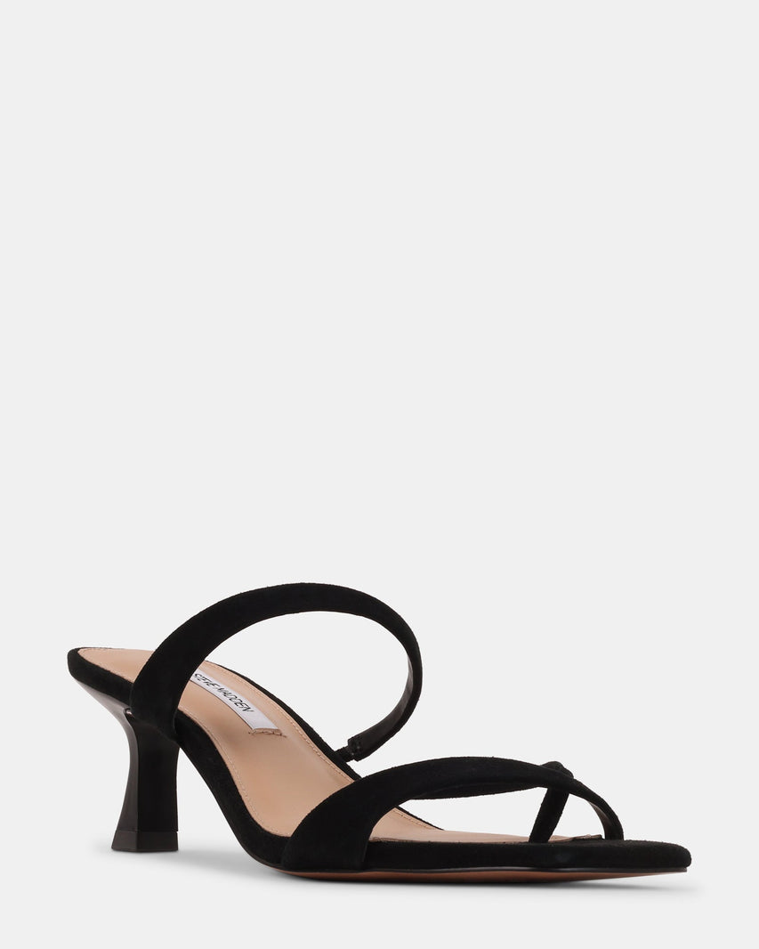 AJAY BLACK SUEDE - Women's Shoes - Steve Madden Canada
